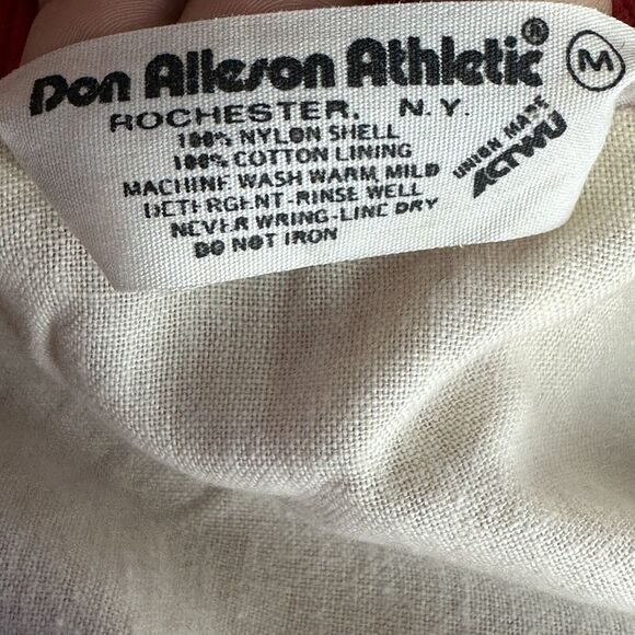 vintage don alleson womens varsity athletic red baseball jacket Size M - Picture 5 of 5
